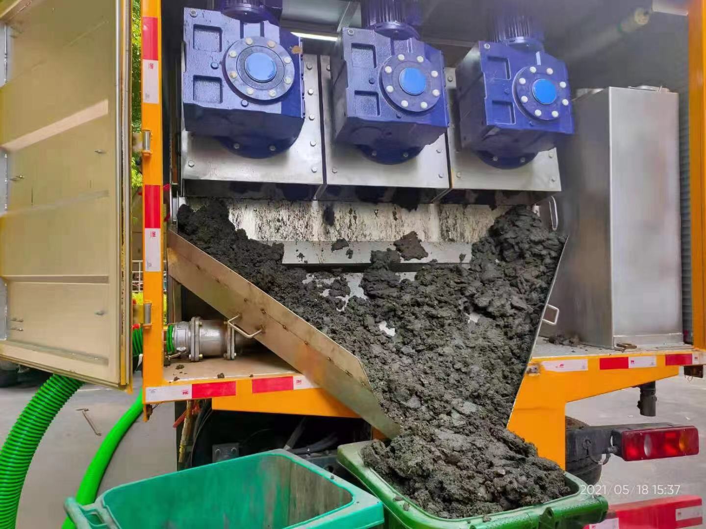 光泽化粪池清掏城市维护站-泥浆净化干湿分离处理